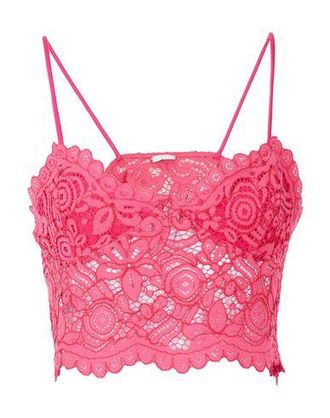 8 by YOOX LACE CORSET CROP TOP