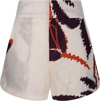 Juan de Dios Linnen shorts - Beige