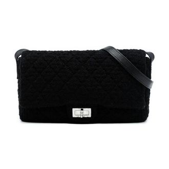 Chanel Pre-owned Flap Bag met Draaisluiting - Dames - Pre-owned - Zwart - Maat: ONE Size
