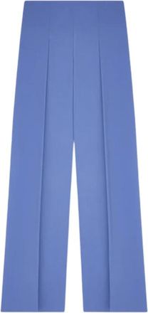 Emporio Armani Wijde Broeken - Dames - Wijde Broeken - Blauw - 2XL - Broeken