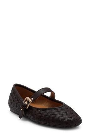 Dolce Vita Mulaney Woven Mary Jane Flat in Brown at Nordstrom Rack, Size 8.5