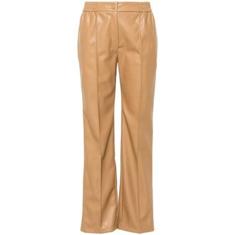Twinset Wide Trousers, female, Brown, 2XS, Stylish Trousers Set