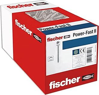 Fischer 1.000x Power-fast Ii Fpf Ii Ctf 4 X 25 Mm Bc Testa Svasata Con Impronta A Stella Tx20 Filetto Pieno Zincato Blu Passivato - 670624