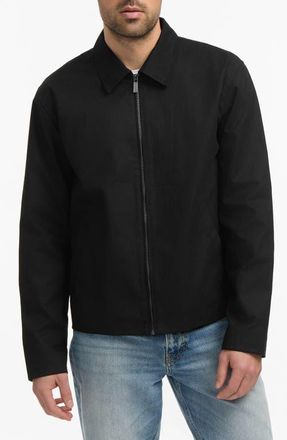 Hunter Foster Water Repellent Waxed Twill Jacket in Black at Nordstrom, Size Xx-Large