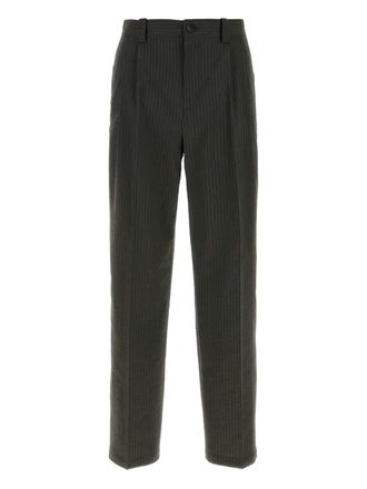 Maison Kitsuné pleated trousers - Green
