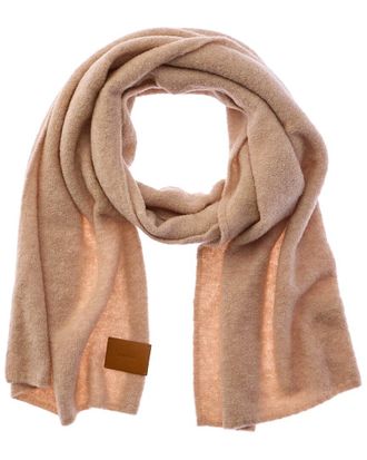 Vince Boucle Reverse Jersey Knit Oversized Wool-Blend Scarf