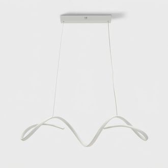 Mauro Ferretti L&aacute;mpara Colgante Led Moderna 80x20x120 Cm Uter - Blanco