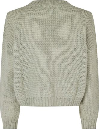 Roberto Collina Sage Crew-Neck Sweater with Ribbed Trim and Cozy Fit