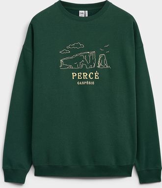 Twik Womens Oversized destination fleece sweatshirt