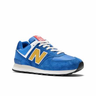New Balance Mens Classic 574 Core Lifestyle Sneaker In Blue