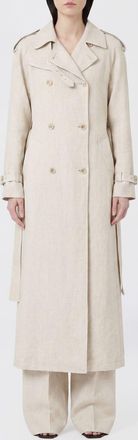 Max Mara Trench doppiopetto in lino