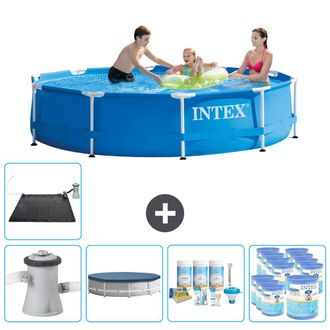 Intex Piscina Con Estructura Redonda - 305x76 Cm - 8-piezas Scb18