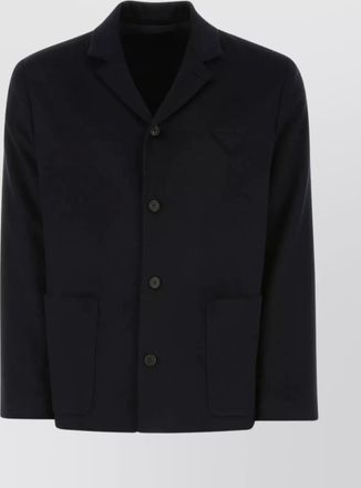 Prada cashmere blazer with central slit and pockets