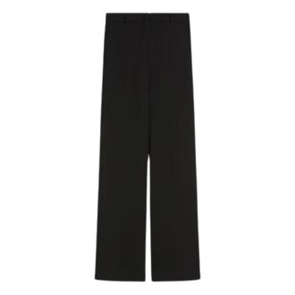 Max Mara Dames, Broeken, Zwart, Maat: 2XS Wol