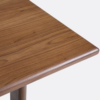 La Redoute Interieurs Eettafel van notenhoutfineer, 6 tot 8 personen, Douve