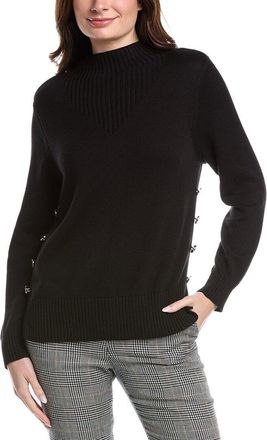 Jones New York Seam Button Sweater