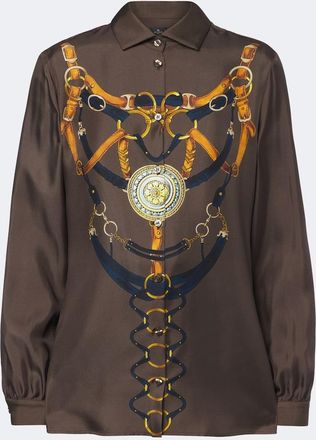 Etro Printed silk shirt