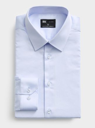 Le 31 Mens Satiny 100% cotton shirt Comfort fit