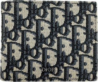 Dior Beige Oblique Jacquard Wallet (Authentic Pre-Loved)