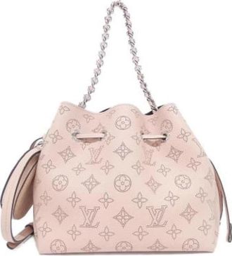 Louis Vuitton Pre-owned Mahina Shoulder Bag - Dames - Vintage Tas - Roze - ONE Size - Leer - Vintage