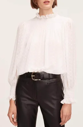 Rebecca Taylor Clip Dot Blouse