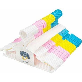 OEM Perchas Infantiles, 40 Perchas De Pl&aacute;stico Para Ropa De Beb&eacute;, 28 Cm