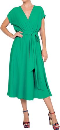 Meghan Fabulous Jasmine Midi Dress in Emerald at Nordstrom Rack, Size Small