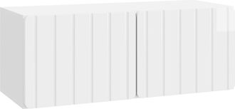 vidaXL Mueble De Tv De Pared 78,5 X 31 X 30 Cm Blanco Brillante Vidaxl