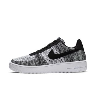 Nike Mens Air Force 1 Flyknit 2.0 Shoes in Black | AV3042-001