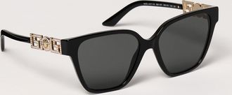 Versace Occhiali da sole Versace in acetato con strass incastonati