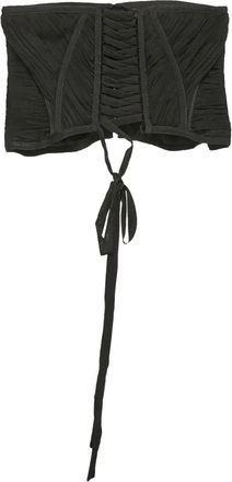 Dolce & Gabbana Corsetto in tulle - Nero