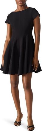 Steve Madden Nili Fit & Flare Minidress in Black at Nordstrom, Size 12