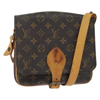 Louis Vuitton Pre-owned Cross Body Bags, female, Brown, Size: ONE SIZE Pre-owned Canvas Cross Body Bag