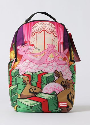 Sprayground Zaino Pink Panther Money Stash Dlxr Sprayground in nylon stampato