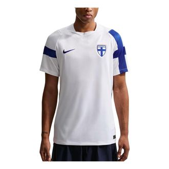 Nike Finland 2026 Stadium Home Dri-FIT Soccer Replica Jersey White Hyper Blue IO4561-100
