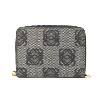 Loewe Black Coated Canvas Coin Purse/Coin Case (Pre-Owned)