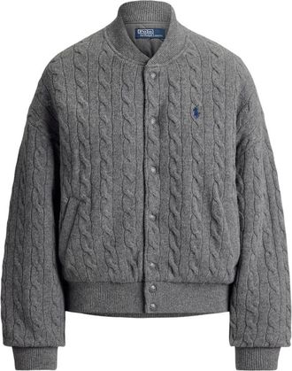 Ralph Lauren Cable-knit Bomber Jacket
