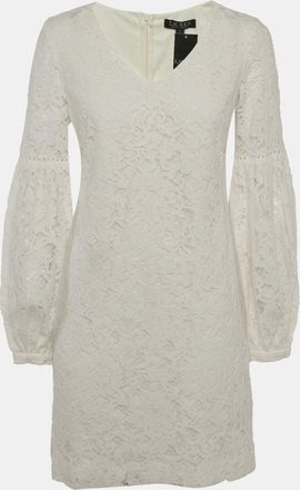 Ralph Lauren Lauren Ralph Lauren White Guipure Lace Mini Dress