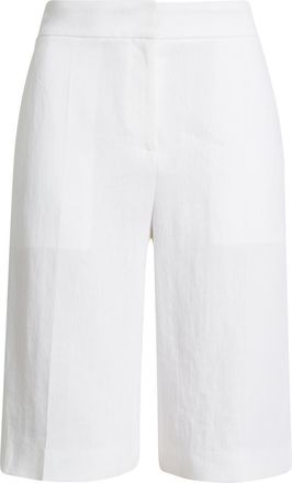 BOSS Tianala Wide Leg Shorts in Bright White at Nordstrom, Size 14