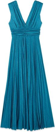 Oltre Maxi Kleedjes - Dames - Avondkleed - Blauw - XL - Kleedjes