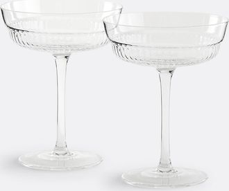 La Redoute Interieurs Set van 2 champagne glazen, Rigato
