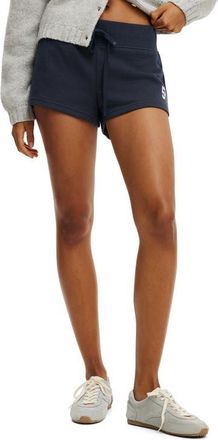 Cotton On Womens Micro Fleece Sweatshort in Shadow Navy 54 at Nordstrom, Size Xx-Small