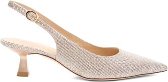 Stuart Weitzman 50 mm Stuart slingback pumps - Beige