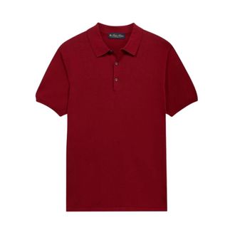 Brooks Brothers Mercerized Cotton Knit Polo - male - Brooks Brothers - Polo Shirts - Red - 3XL - Tops