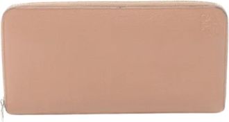 Loewe Pre-owned Wallets, female, Beige, Size: ONE SIZE Pre-owned Leather wallets