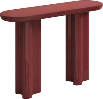Vente-Unique Consola de MDF - Burdeos lacado - LESONA