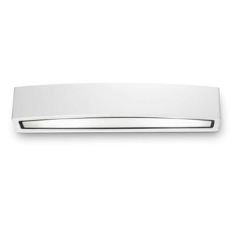 Netlighting Andromeda 2 Light Outdoor Large Up Down Wall Light White Putty IP54 E27