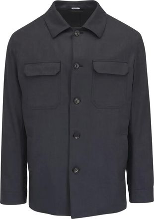 Atelier Munro Giacca-camicia con taschino - Grigio