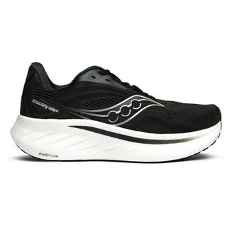Saucony Womens Ride 18 Trainers - Black Textile - Size UK 5