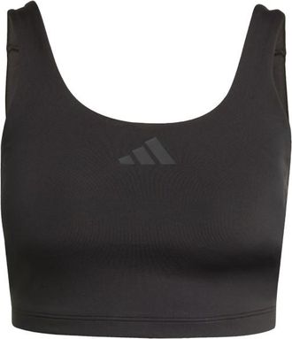 adidas Optime Workout Twist Light Support Sport-BH f&uuml;r Damen | schwarz